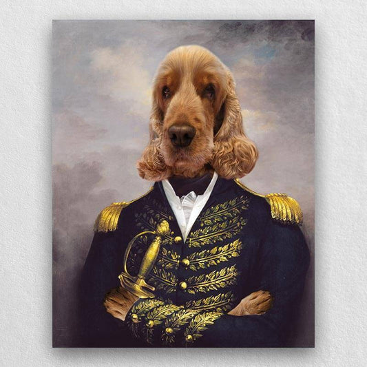 Military Officer Animal Portraits Royal Portraits Pets