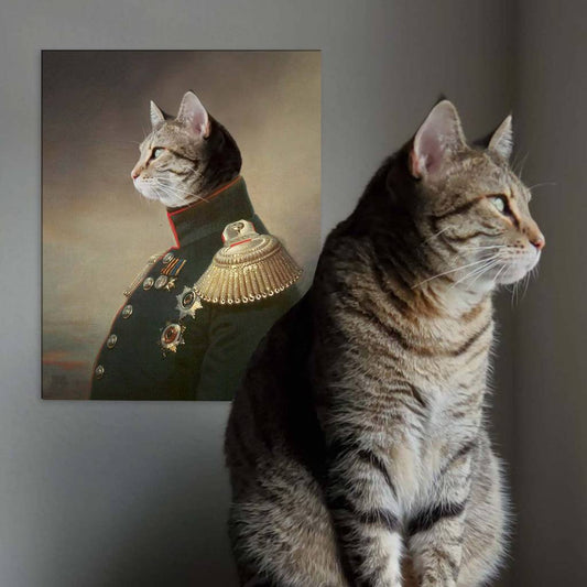 Emperor Royal Animal Portraits Pet Paintings Custom