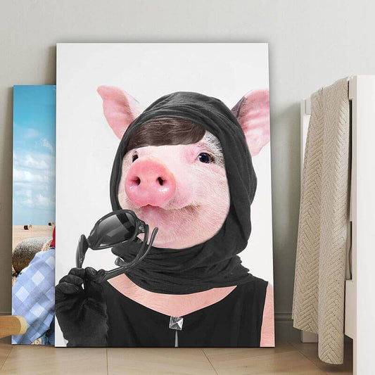 Posh Dog Portraits Cute Cat Portrait Animal Self Portrait