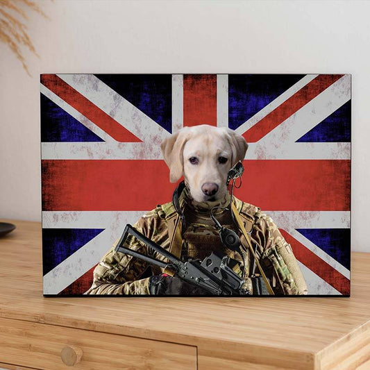 Pets As The U.K. Military Soldier Portraits