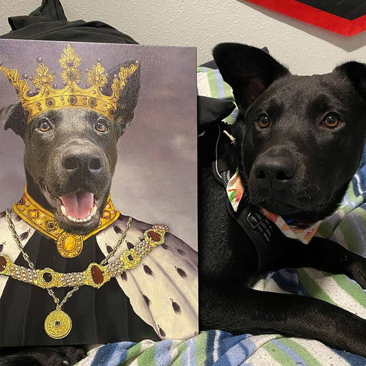 Best Royal King Custom Pet Portraits