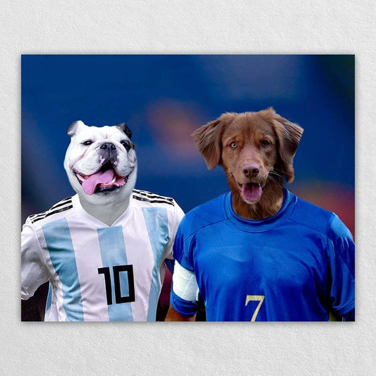 The Soccer Star Buddies Portraits With Pets