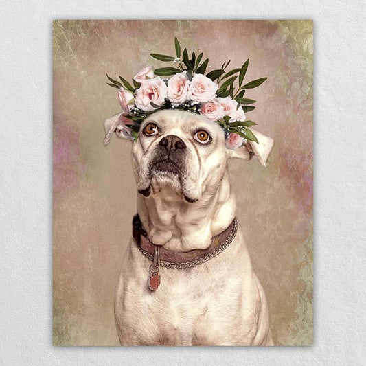 Pet Face On Canvas Custom Wall Art