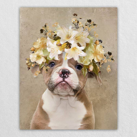 Pet Photo Into Painting Modern Canvas Art