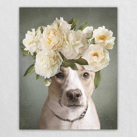 Animal Portrait Art Custom Dog Canvas Art