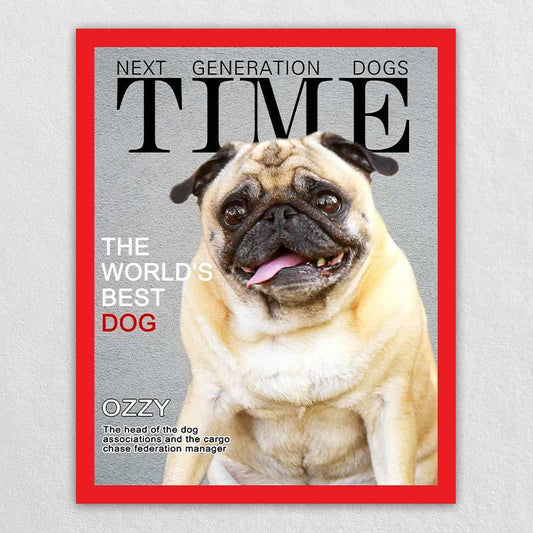 Time Magazine Cover Pet Dog Memorial Portraits