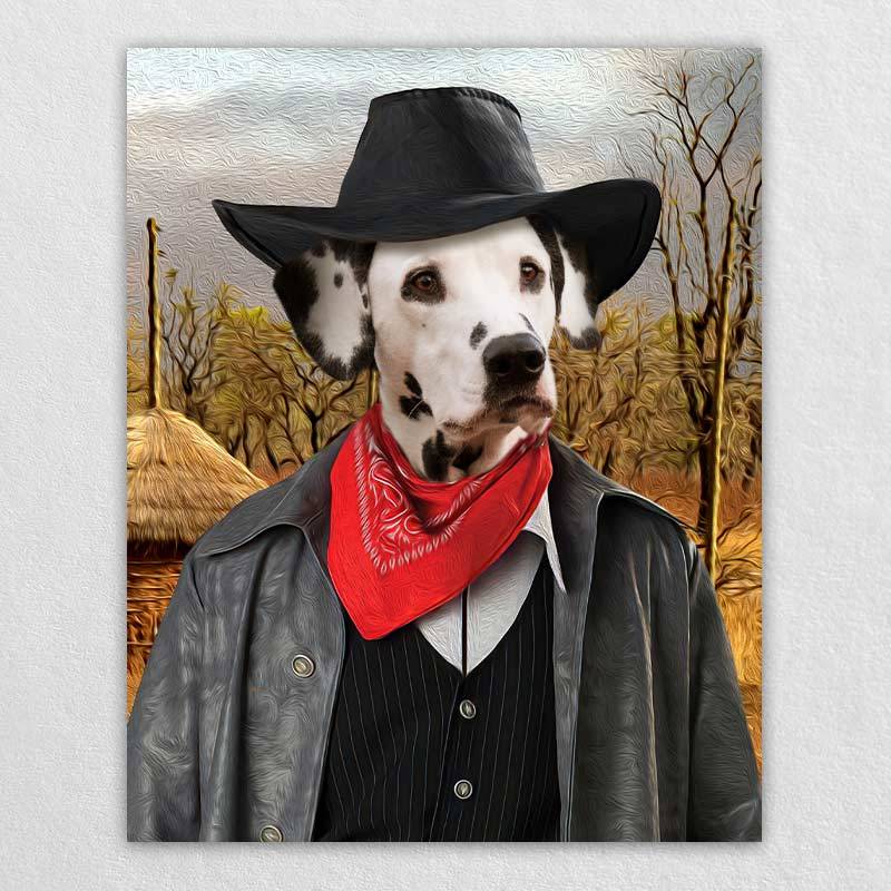 Cool Cowboy Period Pet Portraits