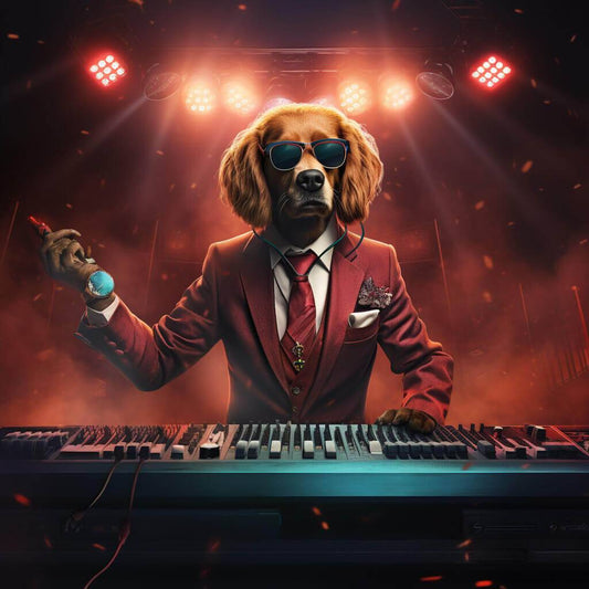 DJ Cool Pet Portrait Animal Painting