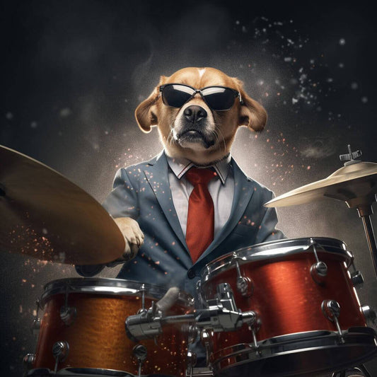 Drum Roll Pet Painting Custom Gifts For Cat Dog Lovers