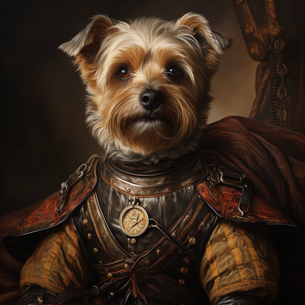 Custom Regal Portrait Custom Pet Pictures