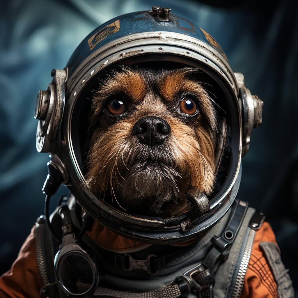 Cute Puppy Cartoon Drawing Custom Animal Portraits