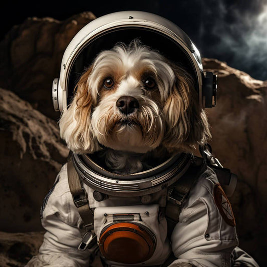 Cartoon Dogs Cute Cat Painting Portrait