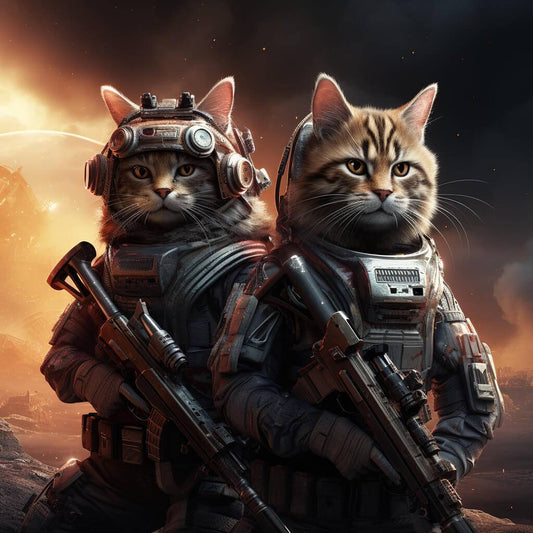 Custom Hand Painted Portrait Of Pet