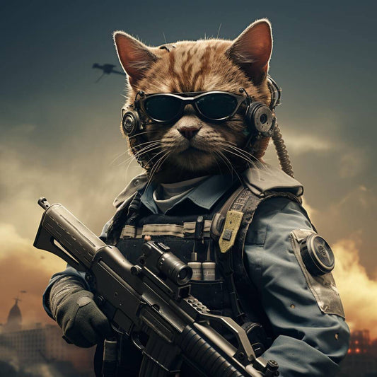 Canvas Of Your Dog Pet Human Portrait