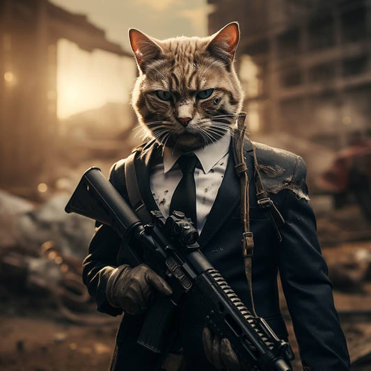 Personalised Cat Canvas Custom Pet Painting