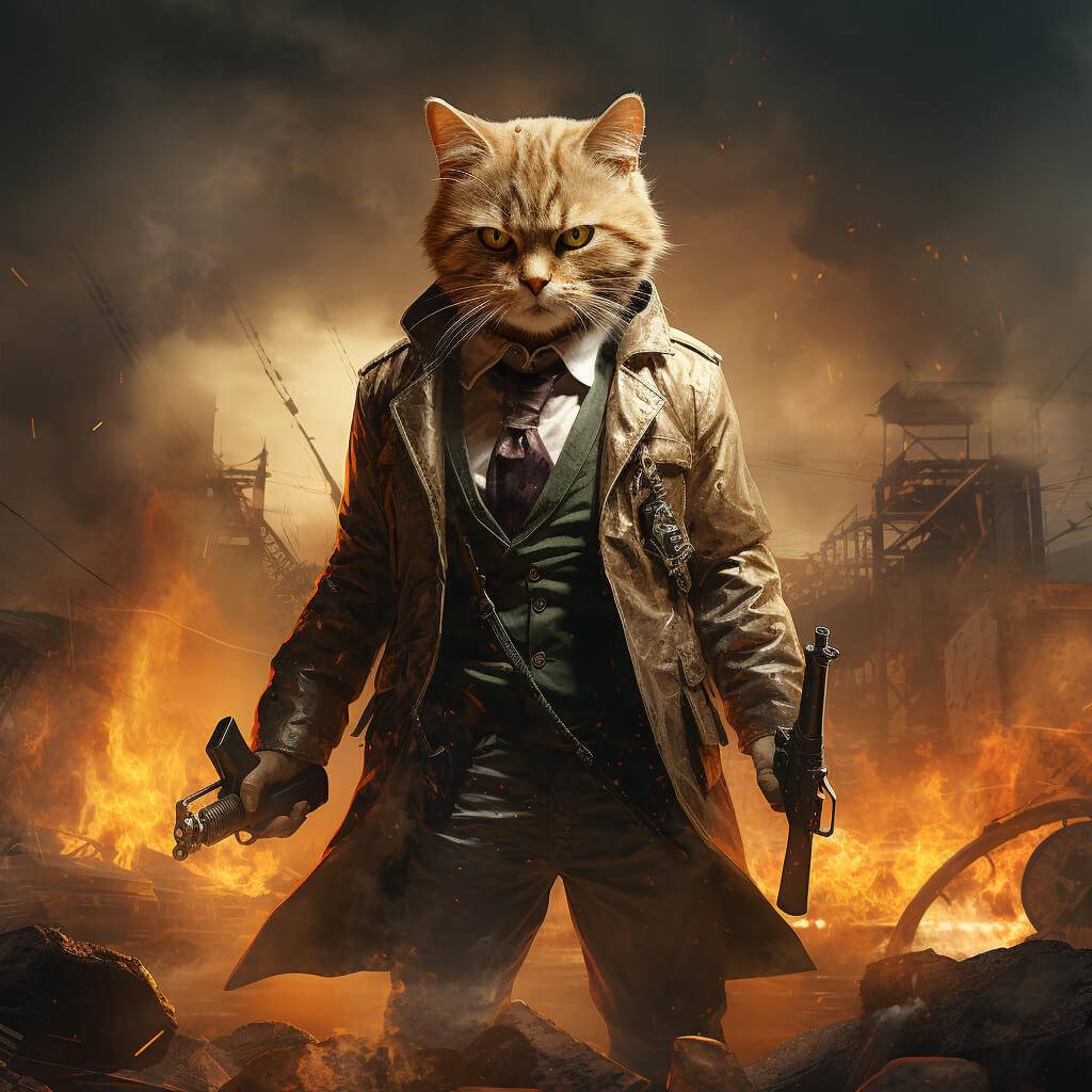 Personalised Cat Art Custom Pet Artwork