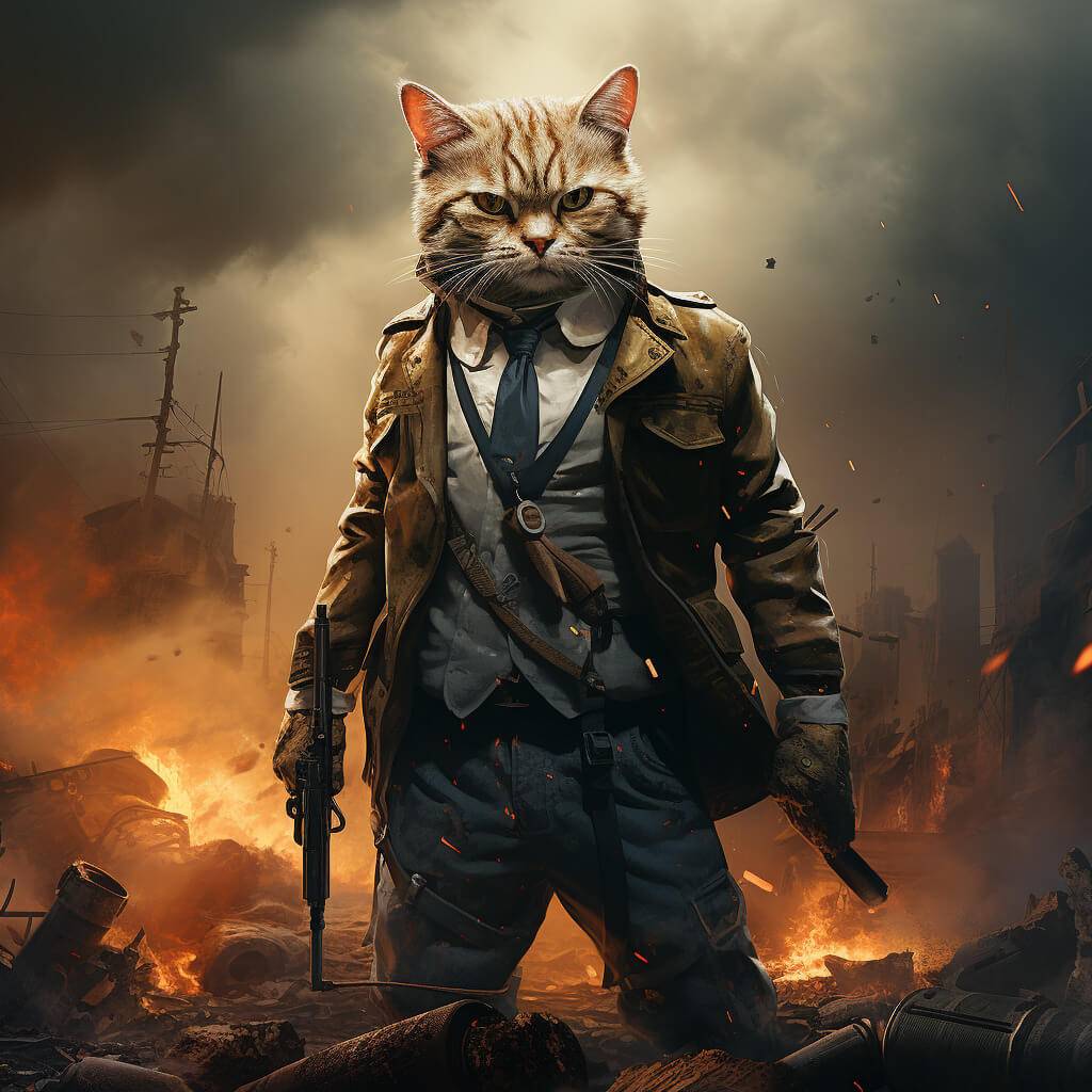 Dog Print Art Personalised Cat Portrait