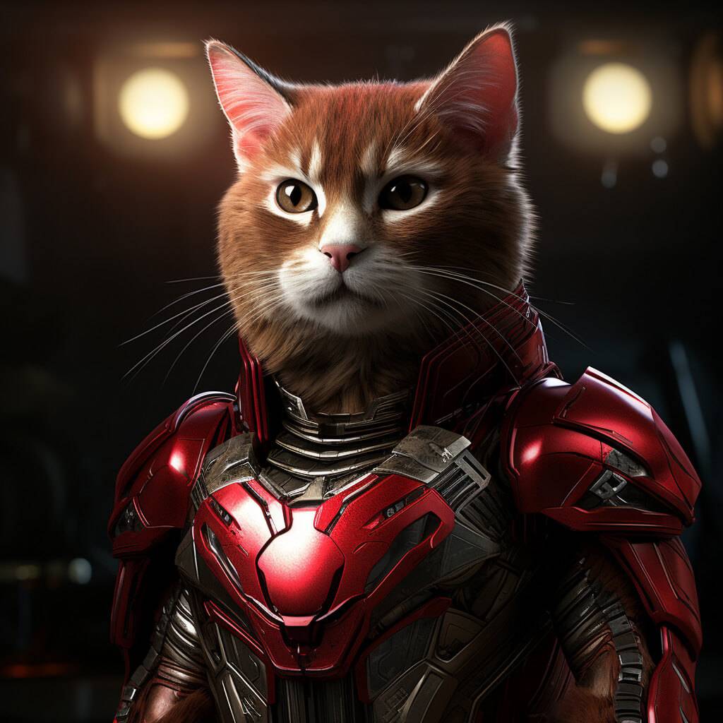 Iron Vigilante Portrait Gifts With Pictures Of Your Pet