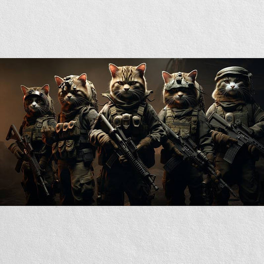 Cat Art On Canvas Art For Pets