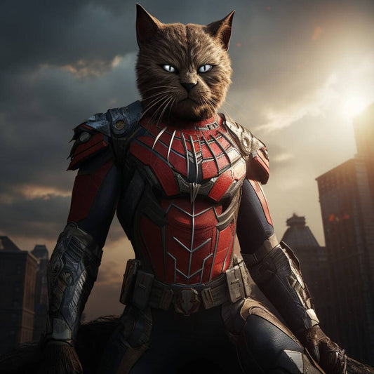 Spider Man Art Animal Pet Portraits