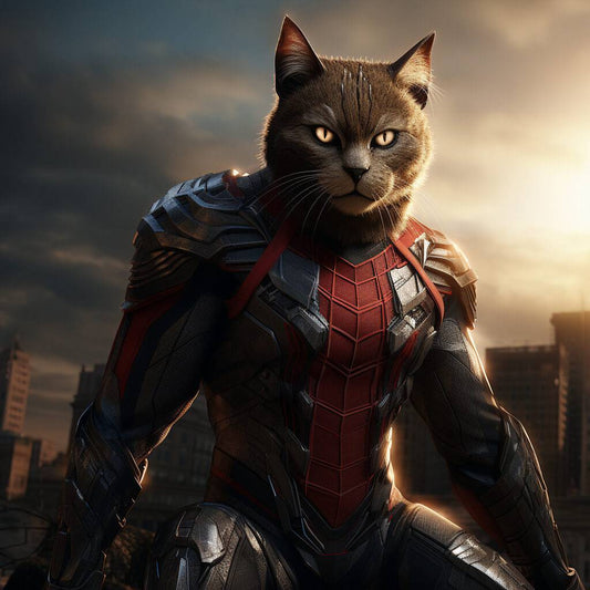 Spider Man Prints Portrait Of Pet Art