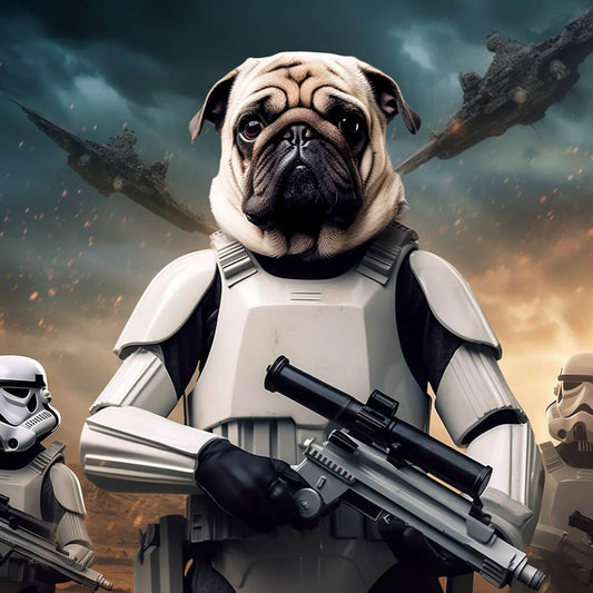 Star Wars Artwork Pet Portrait Custom