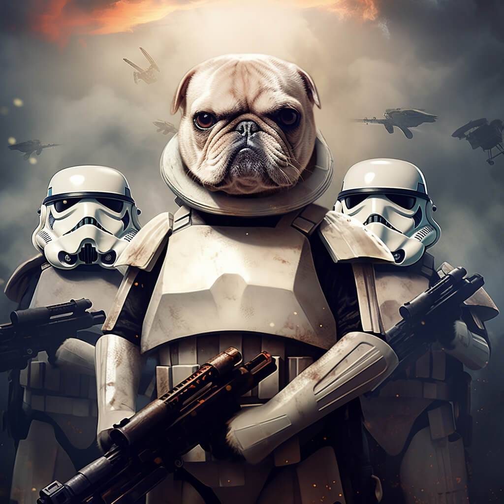 Star Wars Art Work Custom Pet Artwork