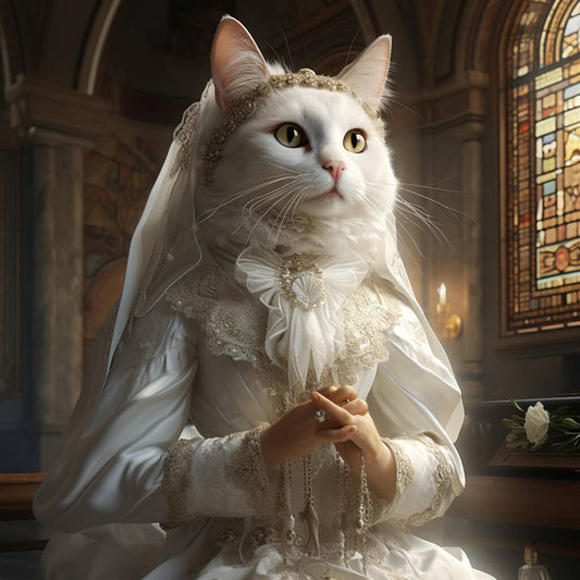 Painting For Gidt Marriage Pet Portrait Artwork