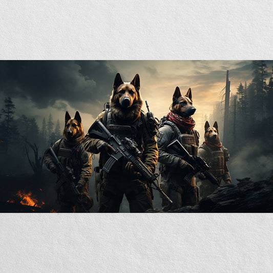 Custom Pet Portrait Art Prints For Sale