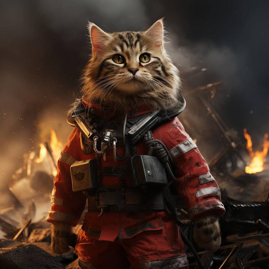 Firefighter Wall Decor Custom Pet Pictures