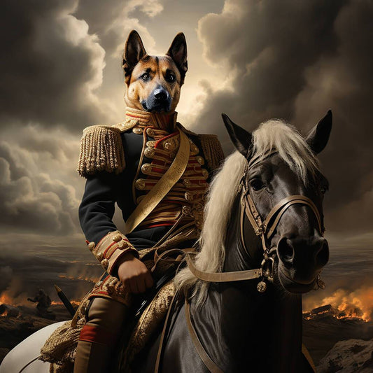 Turn Your Pet Photo Into Napoleon Portrait Painting