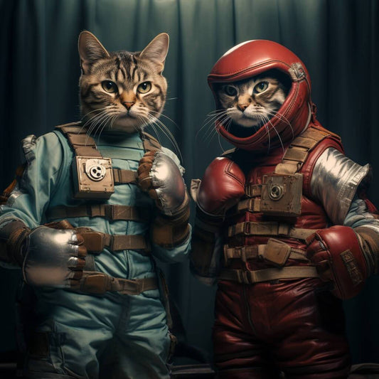 Custom Digital Pet Cat Canvas Art Boxing Paintings for Sale