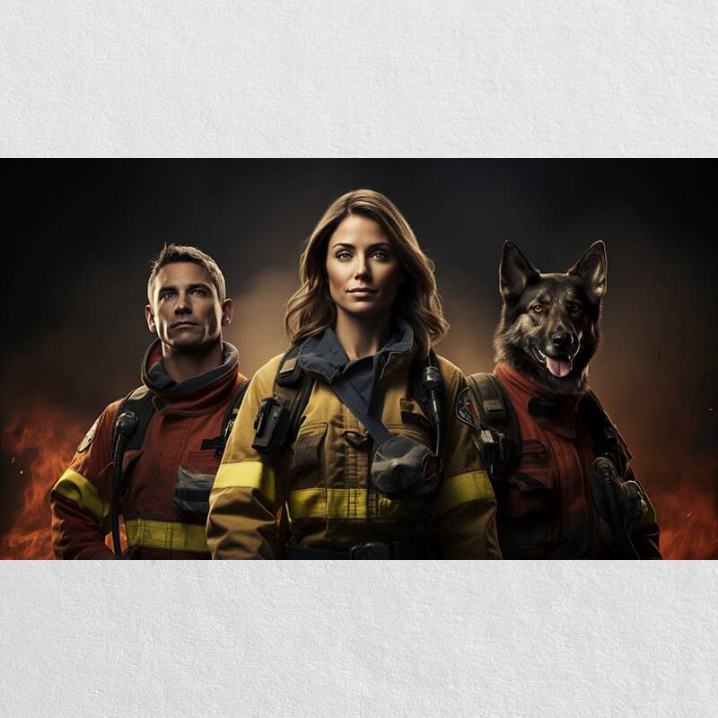 Funny Couple Portraits With Pets Portrait Painting