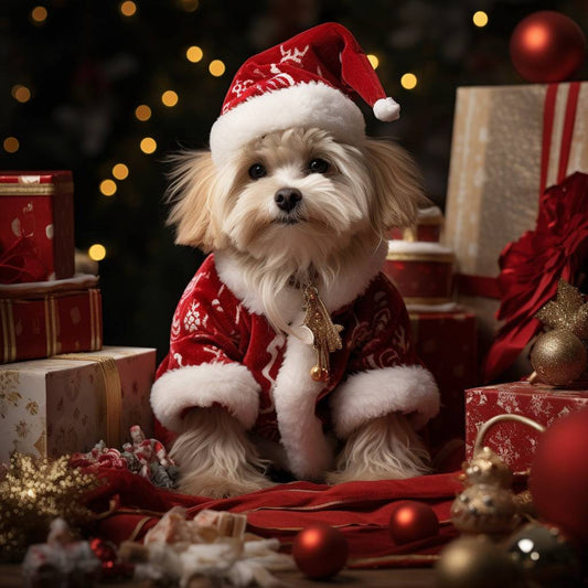 Christmas Painting Custom Dog Cat Portrait Painting