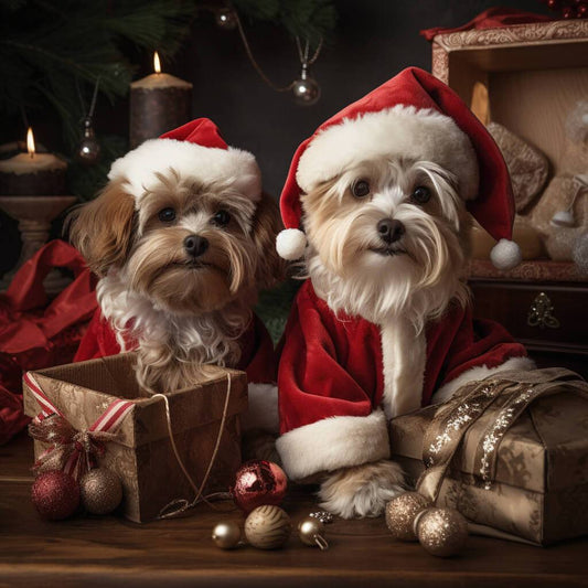 Pet Photos Into Art Santa Claus Artwork