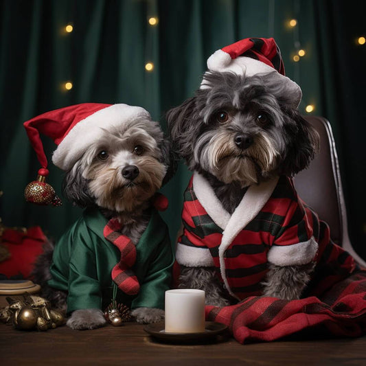 Xmas Artwork Pet Photo To Portrait