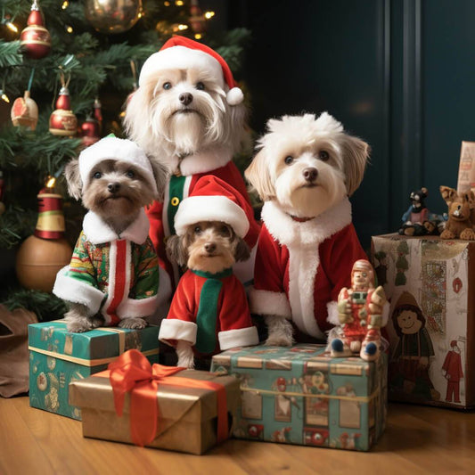 Christmas Festival Painting Custom Pet Artwork