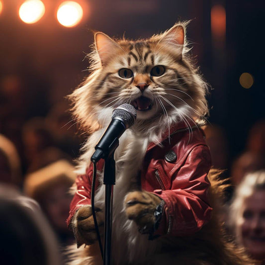 Photo Song Singer Happy Cat Images