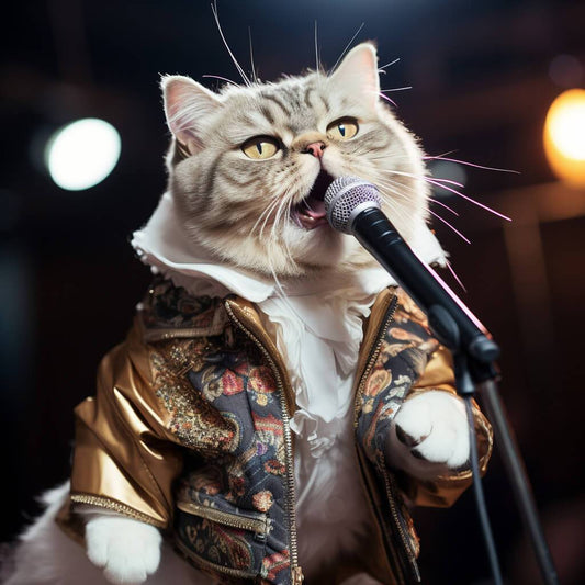 Metal Music Wall Art Cute Cat Images Wallpaper