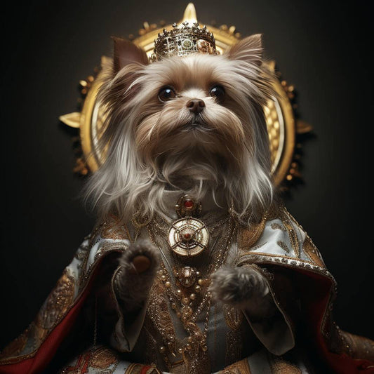 God Painting On Canvas Portrait Of Pet Art