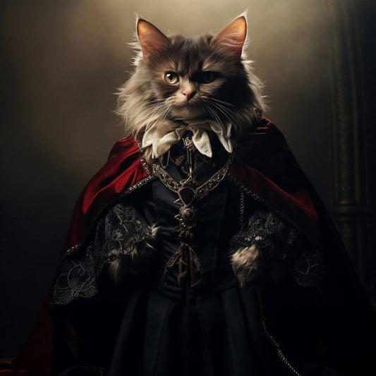 Vampire Artwork Painting Of Your Pet