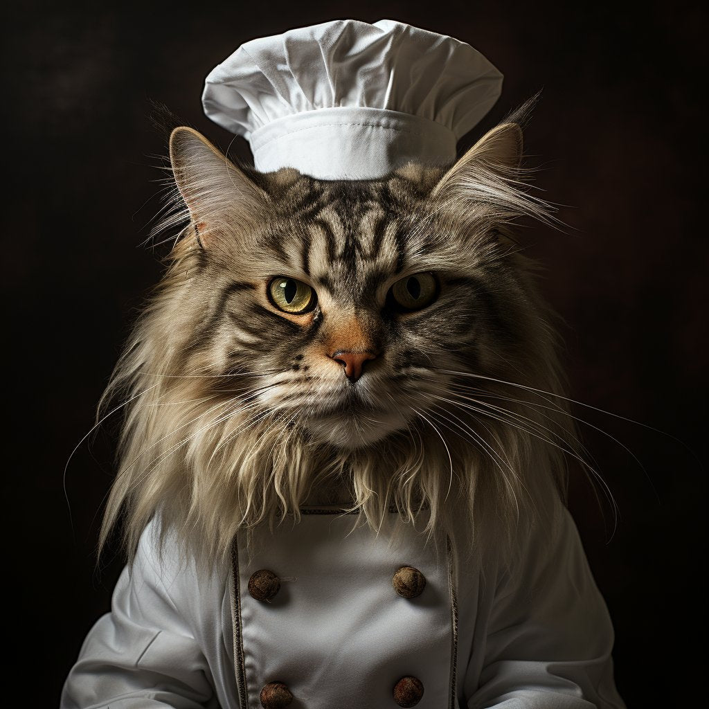 Modern Kitchen Artwork Wallpaper Photo Cat