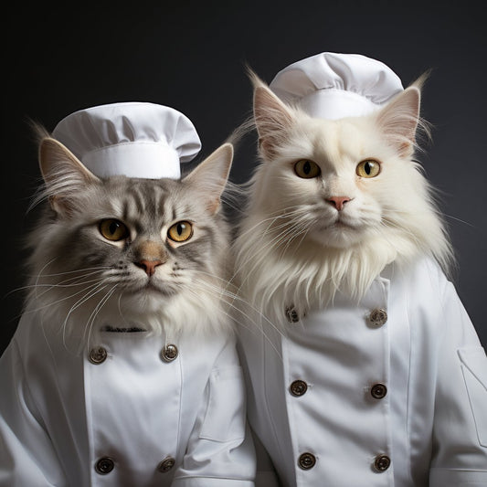 Minimalist Kitchen Wall Art Cat Photo Black