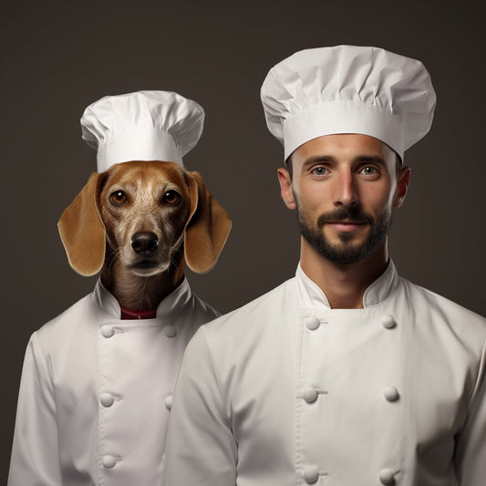 Chef At Home Photos Dogs Cards Painting