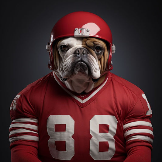 Football Stadium Artwork Canvas Of My Dog