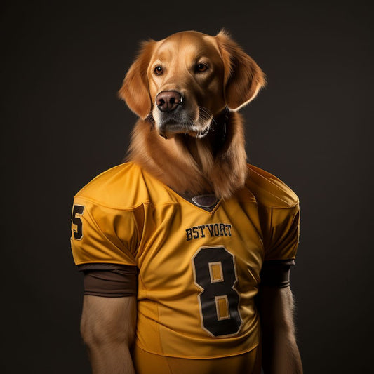 Canvas Wall Art Football Hunting Dog Paintings Canvas