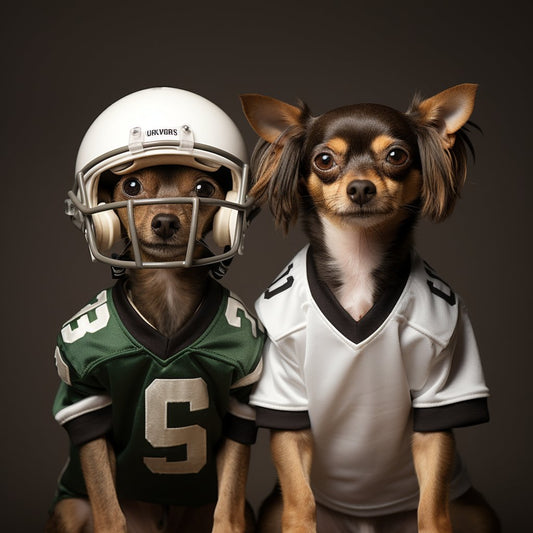 American Auburn Football Wall Art Dog Portrait Pop Art