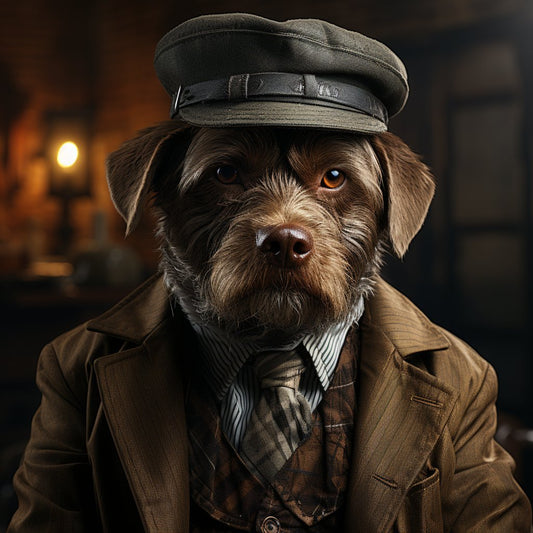 Police Detective Images Dog Photo Canvas Image