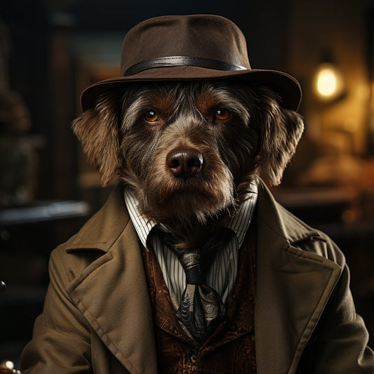 Detective Canvas Images Pet Pop Art