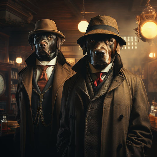 Private Detective Digital Images Pet Canvas Paintings Royal